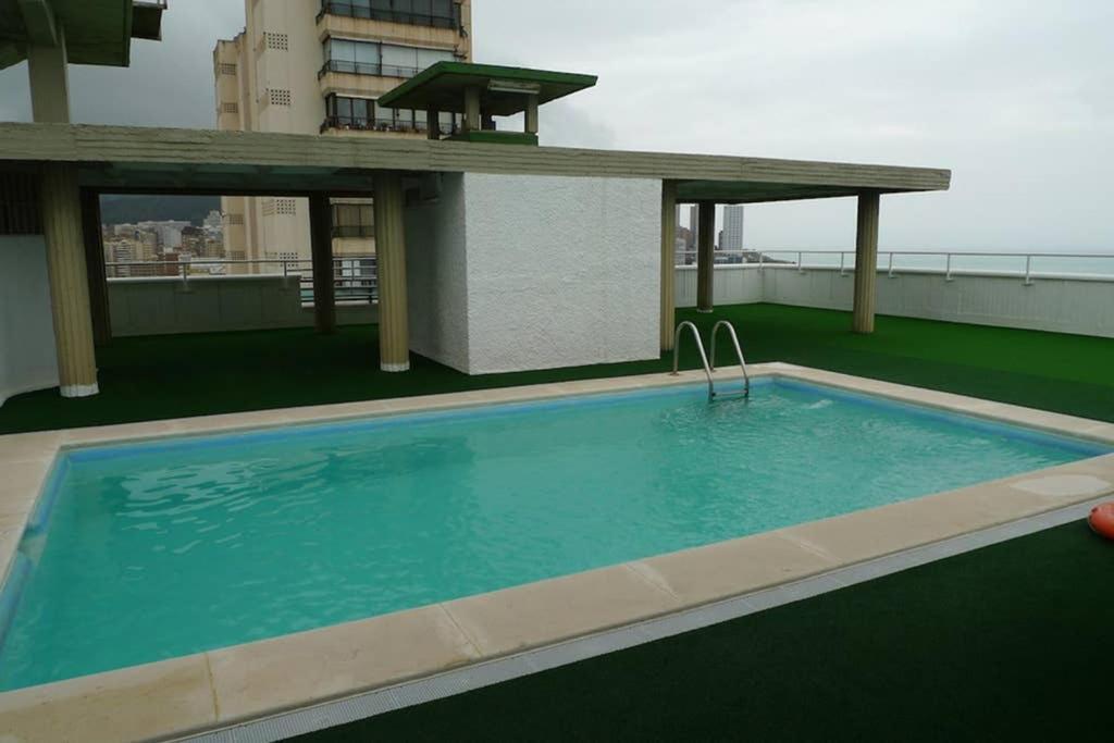 Levante Beach Front Of The Sea Estacha Benidorm Buitenkant foto